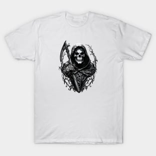 Black&White Grim Reaper T-Shirt